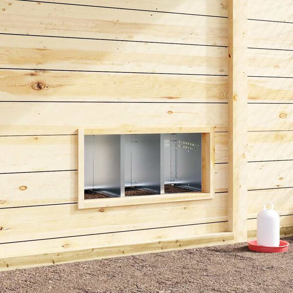 vidaXL hrei&eth;urkassi fyrir kj&uacute;klinga, 3 h&oacute;lf me&eth; f&oacute;tum, galvaniseru&eth;u st&aacute;li