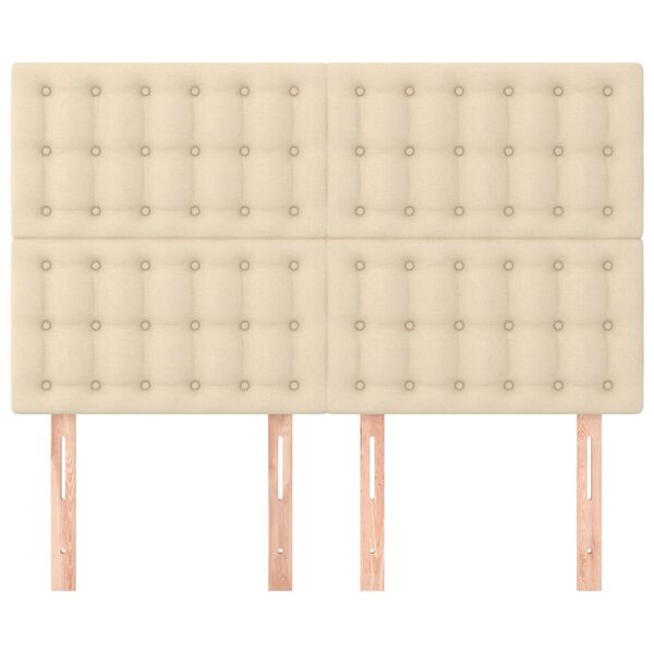 vidaXL H&ouml;fu&eth;gafl kremlita&eth;ur 144x5x118/128 cm &aacute;kl&aelig;&eth;i