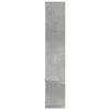 vidaXL Wall Shelf Concrete Grey 96x12x64 cm Chipboard