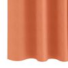 vidaXL Svartgard&iacute;nur me&eth; hringjum 2 pcs terracotta 245 x 140 cm