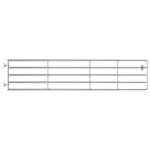 vidaXL 5 Rimla Hli&eth;grind St&aacute;l (150-400)x90 cm Silfra&eth;