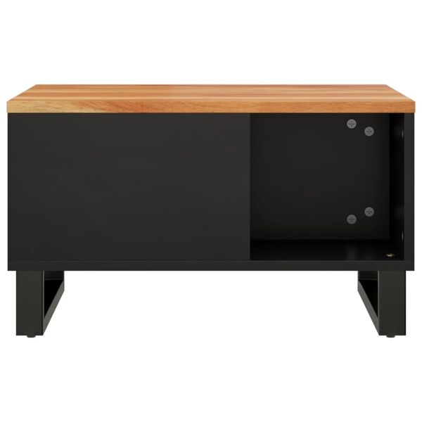 vidaXL Sófaborð 60x50x35 cm Gegnheill Akasíuviður