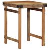 vidaXL Bor&eth;stofubor&eth; Br&uacute;nn 60 x 55 x 76 cm solid reclaimed wood