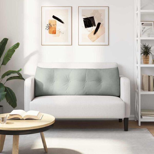 vidaXL Bakp&uacute;&eth;i Lj&oacute;sgr&aacute;r 140 x 24 x 50 cm Flauel