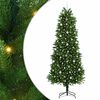 vidaXL J&oacute;latr&eacute; me&eth; 300 LED me&eth; standi Gr&aelig;nn 240 cm PE