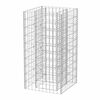 vidaXL Gabion Grj&oacute;tkassi Upph&aelig;kka&eth; Be&eth; St&aacute;l 50 x 50 x 100 cm