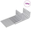 vidaXL Hex lyklasett 4675 pcs Silfur 20 x 52 mm St&aacute;l