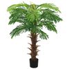 vidaXL Gervi Cycas Pálmi með Blómapotti 140 cm Grænt