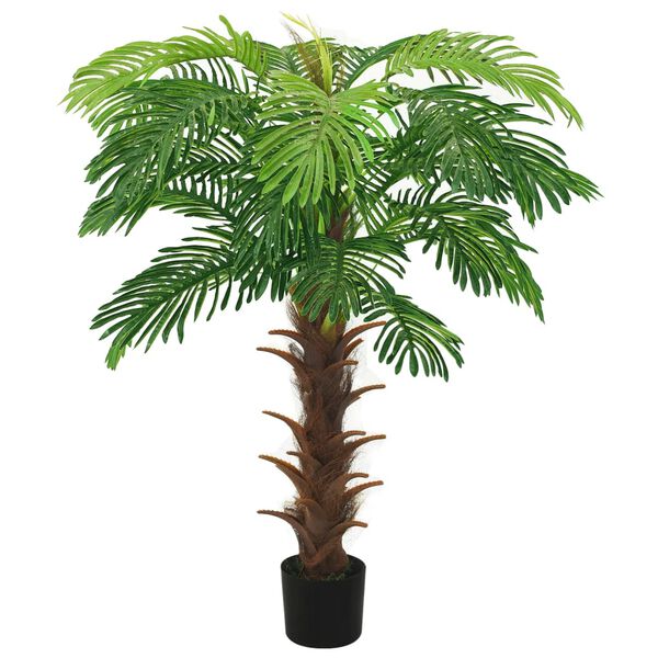 vidaXL Gervi Cycas Pálmi með Blómapotti 140 cm Grænt