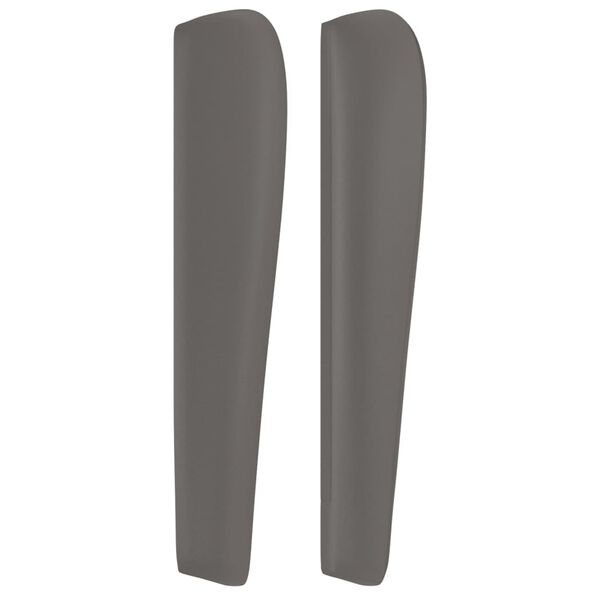 vidaXL H&ouml;f&eth;agafl me&eth; Eyrum 93x23x118/128 cm Gr&aacute;tt Gervile&eth;ur