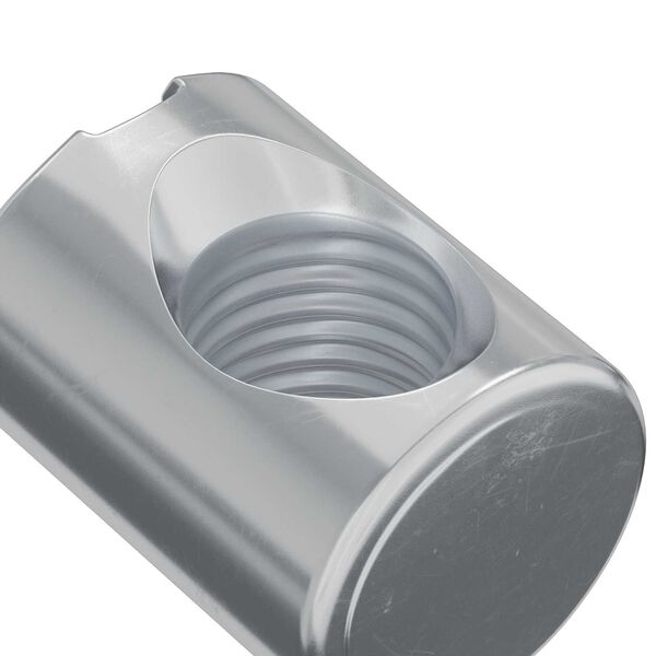 vidaXL Bollan&uacute;tar 2 pcs Silfur M6 x 13 mm M&aacute;lmur