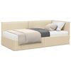 vidaXL Hornar&uacute;m rammi me&eth; d&yacute;nu me&eth; h&ouml;fu&eth;gafl 2 pcs Rj&oacute;malitur Flauel