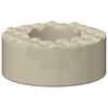 vidaXL V&ouml;rn fyrir st&oacute;laf&aelig;tur 2 pcs Gegns&aelig;tt &Oslash; 15 x 16 mm PVC
