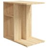 802120 vidaXL Hli&eth;arbor&eth; Sonoma Eik 50x30x50 cm Samsettur Vi&eth;ur