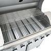 vidaXL Gasgrill me&eth; 7 brennurum &uacute;r silfur ry&eth;fr&iacute;u st&aacute;li