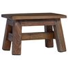 vidaXL St&oacute;ll N&aacute;tt&uacute;rulegur 30 x 20 x 20 cm Mahogany vi&eth;ur