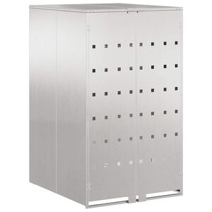 vidaXL Vagni sorpbúnt geymsla með gasliftandi lokk fyrir 240L búnt