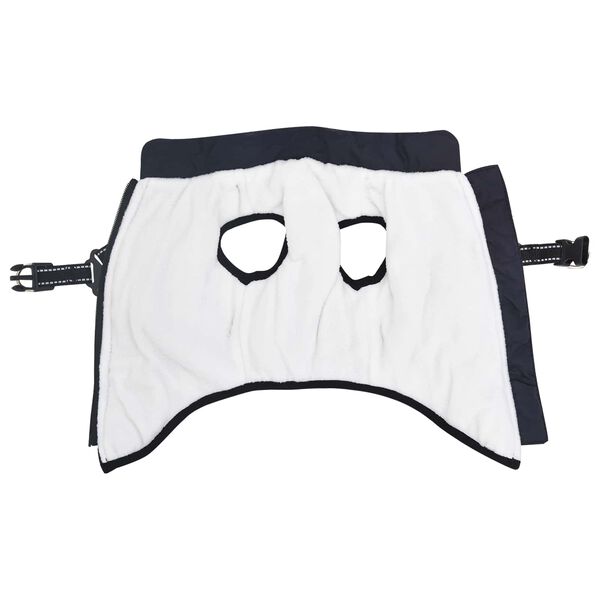 vidaXL Hundak&aacute;pa D&ouml;kkbl&aacute;r L28 Fl&iacute;s og p&oacute;l&yacute;ester