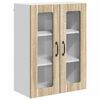 vidaXL Eldh&uacute;s sk&aacute;pur Lucca Sonoma eikarlitur 60 x 31 x 80 cm