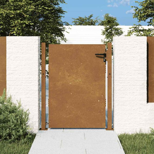 vidaXL Gar&eth;hli&eth; 100x125 cm &uacute;r corten st&aacute;li