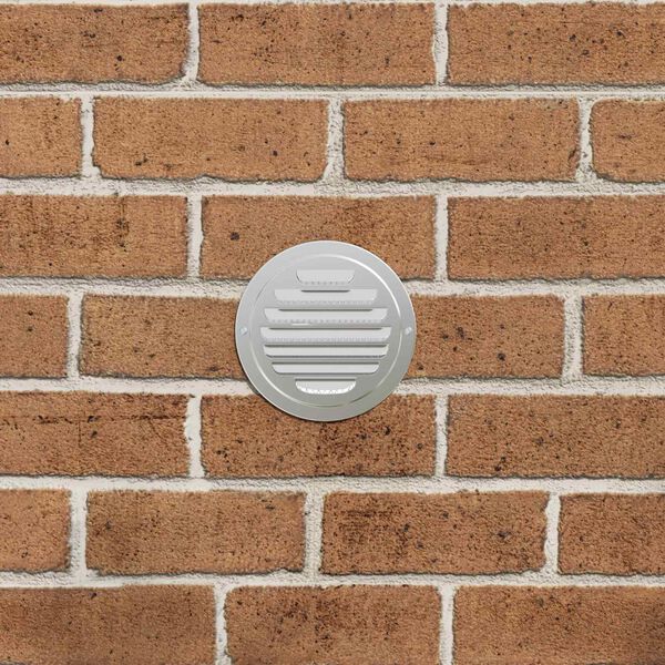 vidaXL Loftoppa 4 pcs Silfur 80 mm Ry&eth;fr&iacute;tt St&aacute;l