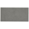 vidaXL Veggh&ouml;fu&eth;p&uacute;&eth;i 12 pcs Lj&oacute;sgr&aacute;r 30 x 15 cm Flauel