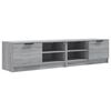 vidaXL Sj&oacute;nvarpssk&aacute;par 2stk. Gr&aacute;ir Sonoma 80x35x36,5cm Samsettur Vi&eth;ur