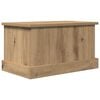 vidaXL Geymslubox Listamannseik 30x50x28 cm Samsettur Vi&eth;ur