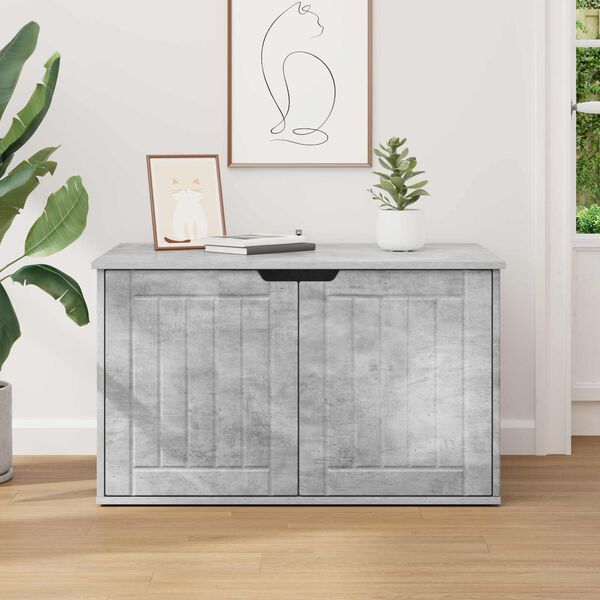 vidaXL Katta h&uacute;s B&eacute;ton 85 x 55 x 50,5 cm Samsettur vi&eth;ur