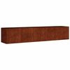 vidaXL Upph&aelig;kka&eth; Gar&eth;ker 200x40x40 cm Corten St&aacute;l
