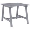 vidaXL Gar&eth;bor&eth; Gr&aacute;tt 88x88x74 cm Gegnheill Akas&iacute;uvi&eth;ur