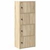 vidaXL B&oacute;kahilla Sonoma Eik 40x24x102 cm Samsettur Vi&eth;ur