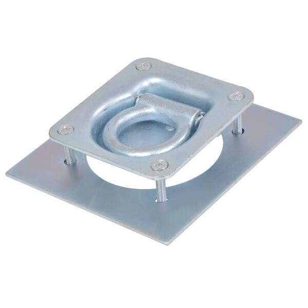 vidaXL Festiaugu fyrir Eftirvagn 8 stk. S&iacute;nkh&uacute;&eth;a&eth; St&aacute;l 2000 kg