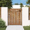 vidaXL Gar&eth;hli&eth; 100x125 cm &uacute;r corten st&aacute;li &uacute;r bambus