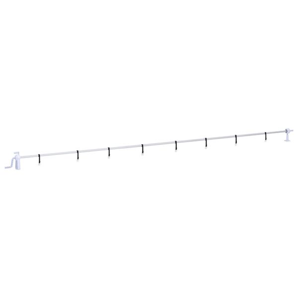 vidaXL Kefli fyrir Sundlaugaryfirbrei&eth;slu me&eth; Plastgrunni