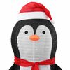 vidaXL Snjópenguin figur Heitur hvítur 78 x 88 x 180 cm dúkur