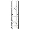 vidaXL Geymsluhilla Hv&iacute;tt 60x30x210 cm Gegnheil Fura