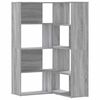 vidaXL Hornb&oacute;kahilla Gr&aacute;r Sonoma 85x85x140 cm Samsettur Vi&eth;ur