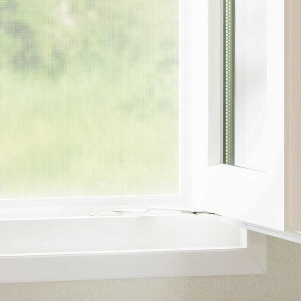 vidaXL Skordýranet Hvítt 100 x 1000 cm Stál