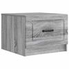 vidaXL S&oacute;fabor&eth; Gr&aacute;r Sonoma eikarlitur 49 x 50 x 37 cm Samsettur vi&eth;ur