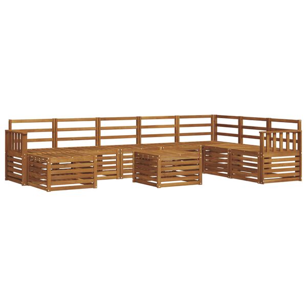 vidaXL S&oacute;fasett N&aacute;tt&uacute;rulegur Hrein akas&iacute;utr&eacute;