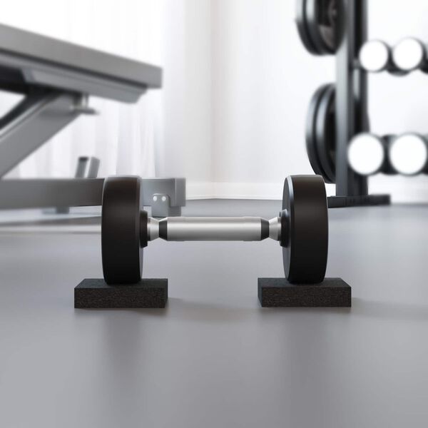 vidaXL G&uacute;mm&iacute; Pad Svartur G&uacute;mm&iacute;