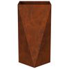 vidaXL Pl&ouml;ntuker 2 pcs Rusty 40 x 40 x 75 cm Ve&eth;ra&eth; st&aacute;l