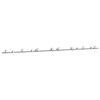 vidaXL Rennihur&eth;arb&uacute;na&eth;arsett 400 cm Ry&eth;fr&iacute;tt st&aacute;l Silfur