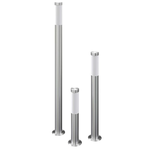 vidaXL Gar&eth;alampasett &iacute; 3 Lengdum Vatnshelt Ry&eth;fr&iacute;tt St&aacute;l