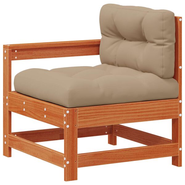 vidaXL Gar&eth;setustofa 10 pcs VaxBr&uacute;nn Mass&iacute;ft furuvi&eth;