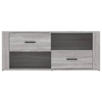 vidaXL Sjónvarpsskápur Grár Sonoma 100x35x40 cm Samsettur Viður