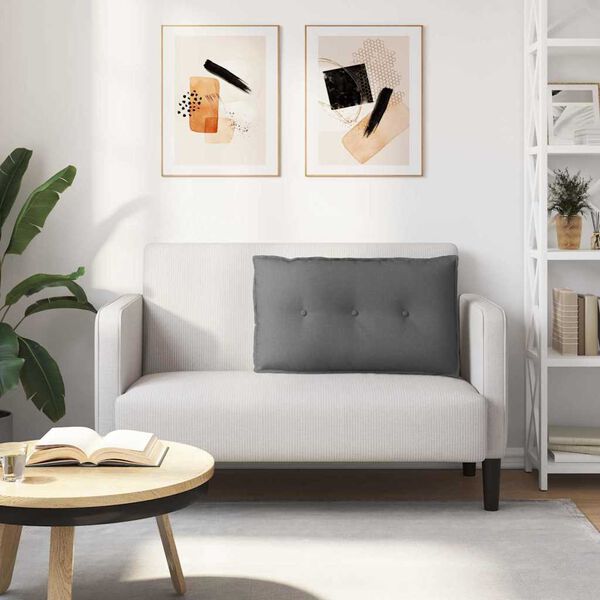 vidaXL Bakp&uacute;&eth;i D&ouml;kk gr&aacute; 80 x 19 x 50 cm d&uacute;kur