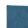 vidaXL Höfðagafl með höfuðgafl dark blue 90 cm Flauel