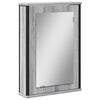 vidaXL Ba&eth;spegilssk&aacute;pur Gr&aacute;r Sonoma 42x12x60 cm Samsettur vi&eth;ur